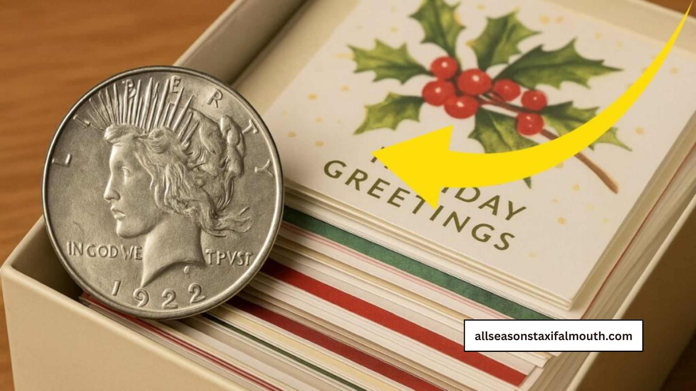 Peace Dollar Found In Holiday Card Box Sells For $110,000